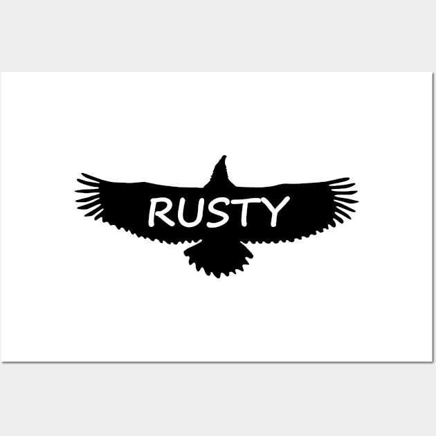 Rusty Eagle Wall Art by gulden